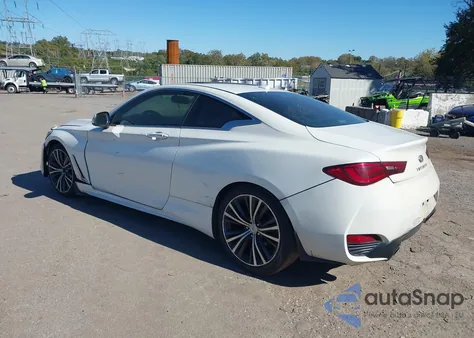2018 Infiniti Q60 3.0T Luxe z USA, uszkodzony, nr VIN JN1EV7EK9JM340545